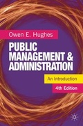 Cover: Public Management and Administration - Palgrave