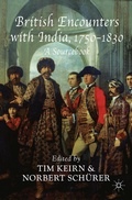 Cover: British Encounters with India, 1750-1830 - Red Globe Press