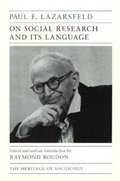 Cover: On Social Research and Its Language - University of Chicago Press