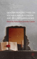 Cover: Gender Perspectives on Vocabulary in Foreign and Second Languages - Palgrave Macmillan