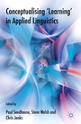 Cover: Conceptualising 'Learning' in Applied Linguistics - Palgrave Macmillan