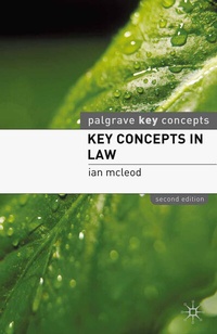 Enlarge image Cover: Key Concepts in Law - Red Globe Press