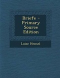 Cover: Briefe - Primary Source Edition - Nabu Press