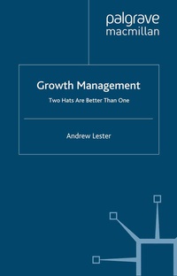 Enlarge image Cover: Growth Management - Palgrave Macmillan
