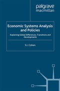 Cover: Economic Systems Analysis and Policies - Palgrave Macmillan