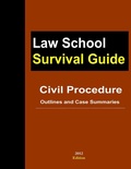 Cover: Civil Procedure: Outlines and Case Summaries - Lulu.com
