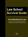 Cover: Constitutional Law: Outlines and Case Summaries - Lulu.com