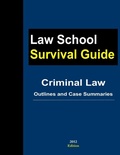 Cover: Criminal Law: Outlines and Case Summaries - Lulu.com