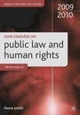 Cover: Core Statutes on Public Law and Human Rights 2009-2010 - Palgrave Macmillan