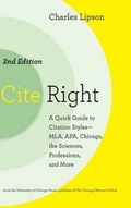 Cover: Cite Right - University of Chicago Press