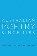 Cover: Australian Poetry Since 1788 - UNSW Press