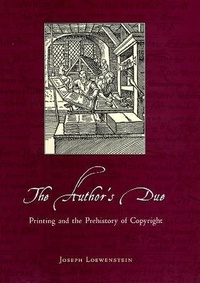 Enlarge image Cover: The Author's Due - University of Chicago Press