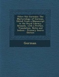 Cover: Felire Hui Gormain - Nabu Press