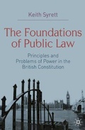 Cover: The Foundations of Public Law - Palgrave Macmillan