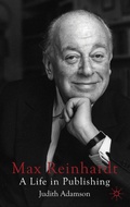 Cover: Max Reinhardt - Palgrave Macmillan