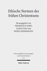 Abbildung von: Ethische Normen des frühen Christentums - Mohr Siebeck