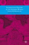Cover: Information History in the Modern World - Red Globe Press