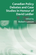 Cover: Canadian Policy Debates and Case Studies in Honour of David Laidler - Palgrave Macmillan