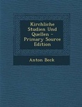 Cover: Kirchliche Studien Und Quellen - Nabu Press