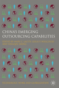 Enlarge image Cover: China's Emerging Outsourcing Capabilities - Palgrave Macmillan