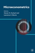 Cover: Microeconometrics - Palgrave Macmillan