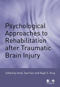 Cover: Psychological Approaches to Rehabilitation after Traumatic Brain Injury - Wiley