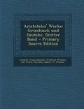 Cover: Aristoteles' Werke - Nabu Press