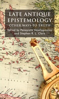 Cover: Late Antique Epistemology - Palgrave Macmillan