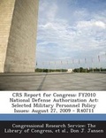 Cover: Crs Report for Congress - Bibliogov