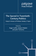 Cover: The Sacred in Twentieth-Century Politics - Palgrave Macmillan