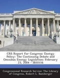 Cover: Crs Report for Congress - Bibliogov