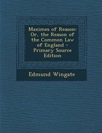 Enlarge image Cover: Maximes of Reason - Nabu Press