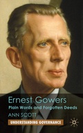 Cover: Ernest Gowers - Palgrave Macmillan