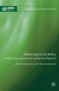 Cover: Financing Social Policy - Palgrave Macmillan