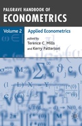 Cover: Palgrave Handbook of Econometrics - Palgrave Macmillan