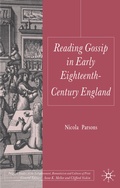 Cover: Reading Gossip in Early Eighteenth-Century England - Palgrave Macmillan