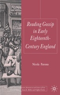 Cover: Reading Gossip in Early Eighteenth-Century England - Palgrave Macmillan
