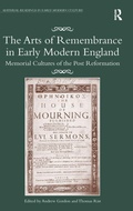 Cover: The Arts of Remembrance in Early Modern England - Routledge