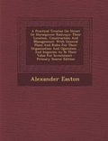 Cover: A Practical Treatise on Street or Horsepower Railways - Nabu Press
