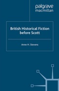 Cover: British Historical Fiction before Scott - Palgrave Macmillan
