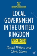 Cover: Local Government in the United Kingdom - Red Globe Press