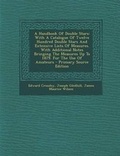 Cover: A Handbook of Double Stars - Nabu Press