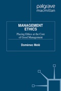 Cover: Management Ethics - Palgrave Macmillan