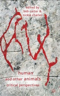 Cover: Human and Other Animals - Palgrave Macmillan