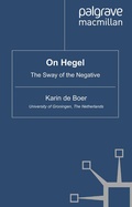 Cover: On Hegel - Palgrave Macmillan