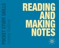 Cover: Reading and Making Notes - Palgrave Macmillan