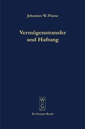 Cover: Verm&ouml;genstransfer und Haftung - De Gruyter