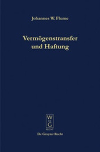 Abbildung von: Vermögenstransfer und Haftung - De Gruyter