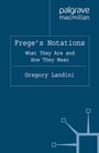 Cover: Frege's Notations - Palgrave Macmillan