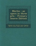 Cover: Merlin - Nabu Press